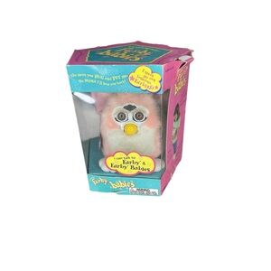 Vintage 1999 Furby Babies Pink Yellow Electronic Toy w Box